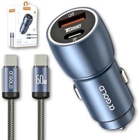 Análise Completa do Carregador Super Turbo Veicular 60W: Ultra Rápido com 2 Portas USB 3.0 e Cabo Tipo C para Seu Veículo! 1 Lojinha de EletroEletronicos Análise Completa do Carregador Super Turbo Veicular 60W: Ultra Rápido com 2 Portas USB 3.0 e Cabo Tipo C para Seu Veículo!